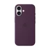 APPLE Custodia in silicone Apple con MagSafe iPhone 16 prugna
