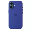 APPLE Custodia in silicone Apple con MagSafe iPhone 16 blu oltremare