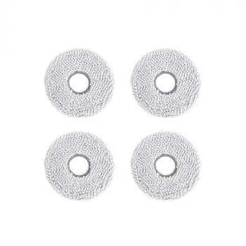 Set panni lavapavimenti per robot aspirapolvere Ecovacs DCC040047, lavabile grigio, 4 pezzi