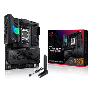 Scheda madre ASUS ROG STRIX X870-F GAMING WIFI — AMD X870, socket AM5, ATX, DDR5, 4x DIMM, Wi‑Fi 7, BT 5.4