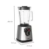 Frullatore da tavolo Tefal Perfectmix+ BL871D 1,5 L 1200 W acciaio inox, grigio