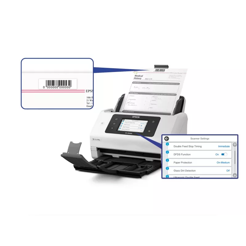 Scanner a trascinamento Epson WorkForce DS-900WN 600 x 600 DPI A4 bianco