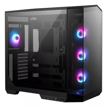 Case per PC MSI MAG PANO 100R PZ Midi-Tower nero, vetro temperato, supporta ATX/microATX, 482×290×519 mm