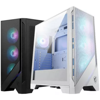 Case per PC MSI MAG FORGE 320R AIRFLOW Micro Tower bianco