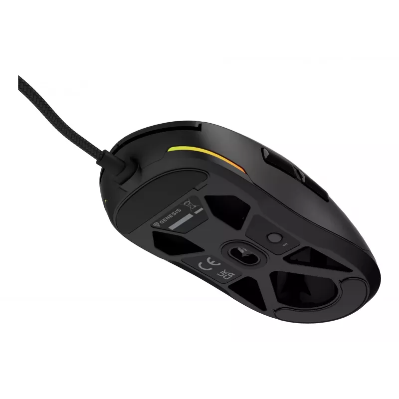 GENESIS Krypton 660 mouse gaming per destrorsi USB Type-A ottico 12000 DPI