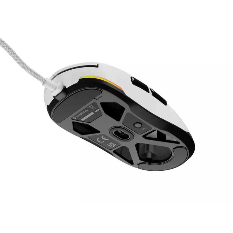 GENESIS Krypton 660 mouse gaming ambidestro USB Type-A ottico 12000 DPI