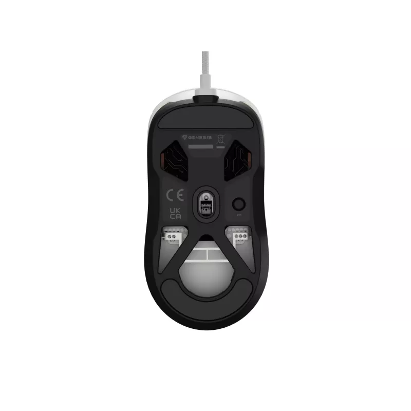 GENESIS Krypton 660 mouse gaming ambidestro USB Type-A ottico 12000 DPI