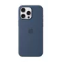 APPLE custodia in silicone con MagSafe per iPhone 16 Pro Max denim