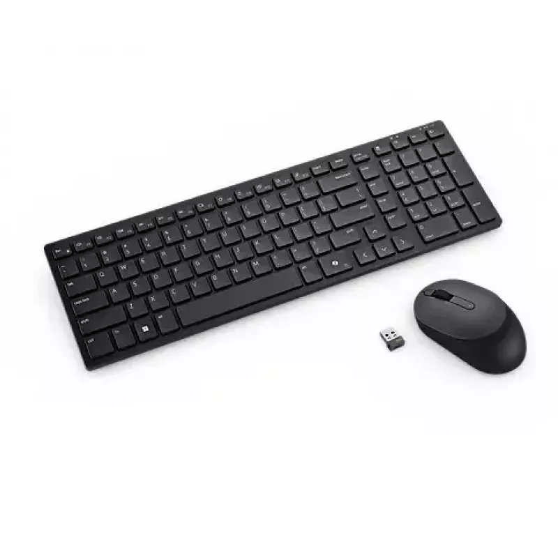 DELL KM555 tastiera silenziosa mouse incluso universale RF wireless + Bluetooth QWERTY US International nero