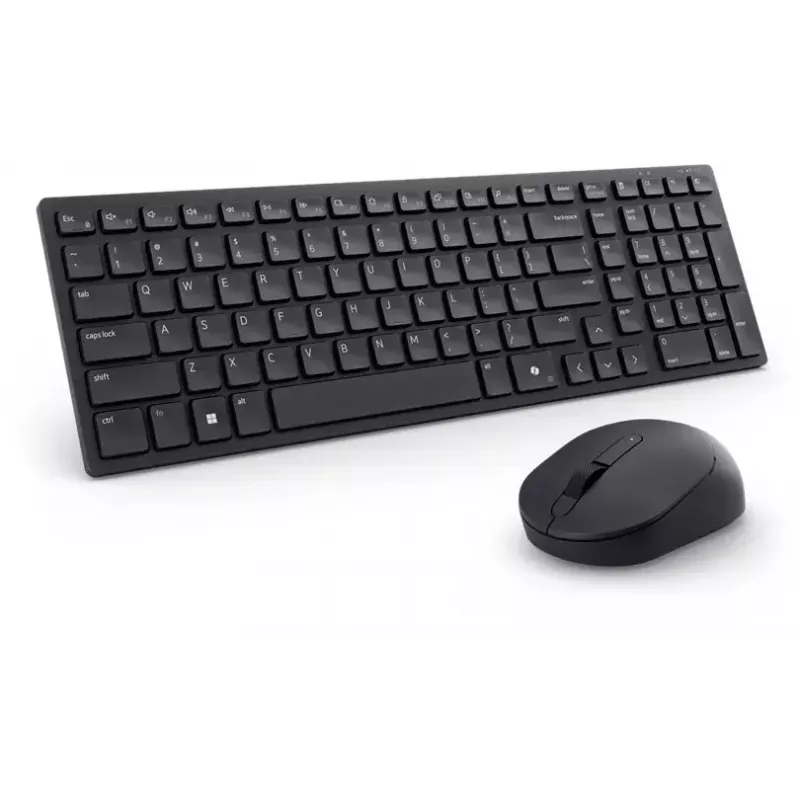 DELL KM555 tastiera silenziosa mouse incluso universale RF wireless + Bluetooth QWERTY US International nero