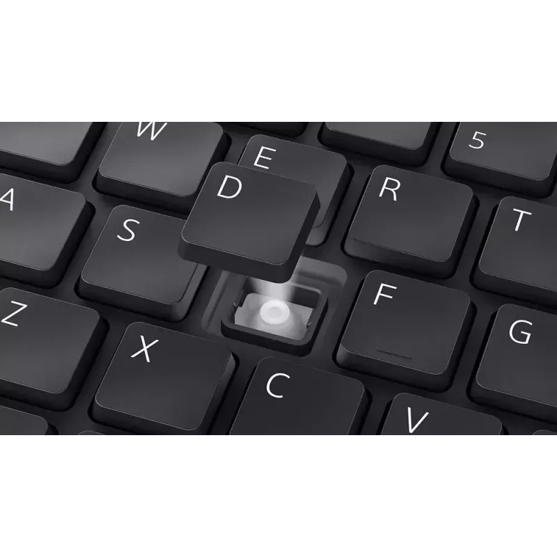 DELL KM555 tastiera silenziosa mouse incluso universale RF wireless + Bluetooth QWERTY US International nero