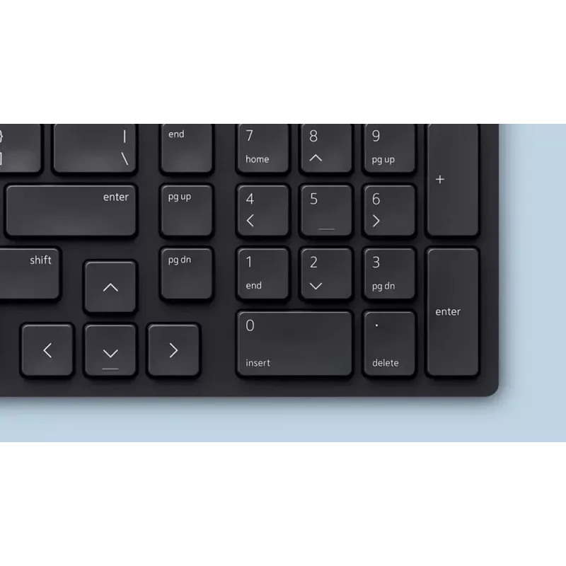 DELL KM555 tastiera silenziosa mouse incluso universale RF wireless + Bluetooth QWERTY US International nero