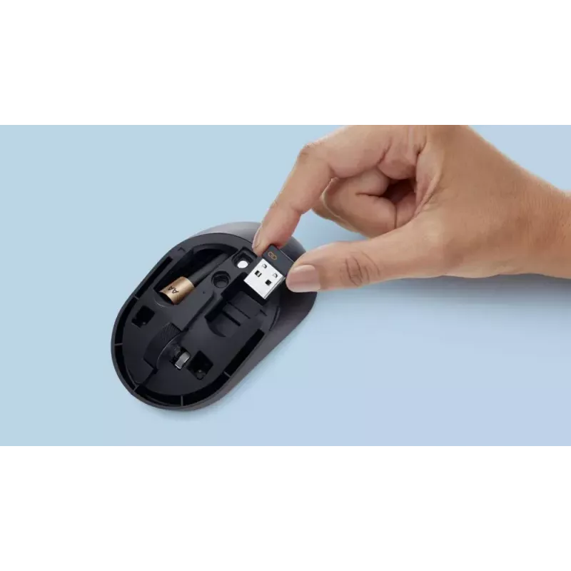 DELL KM555 tastiera silenziosa mouse incluso universale RF wireless + Bluetooth QWERTY US International nero