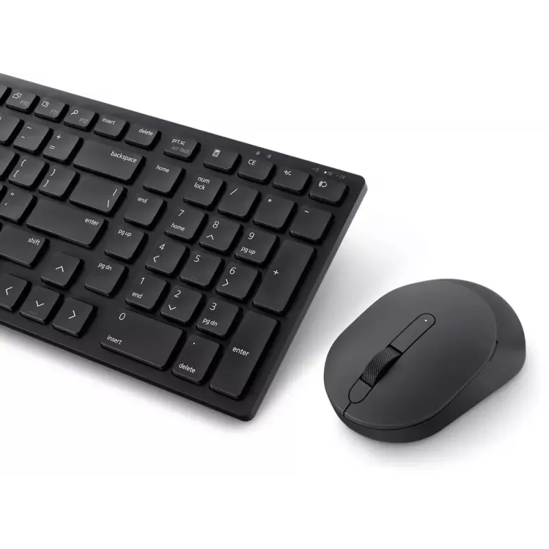 DELL KM555 tastiera silenziosa mouse incluso universale RF wireless + Bluetooth QWERTY US International nero