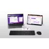 DELL KM555 tastiera silenziosa mouse incluso universale RF wireless + Bluetooth QWERTY US International nero