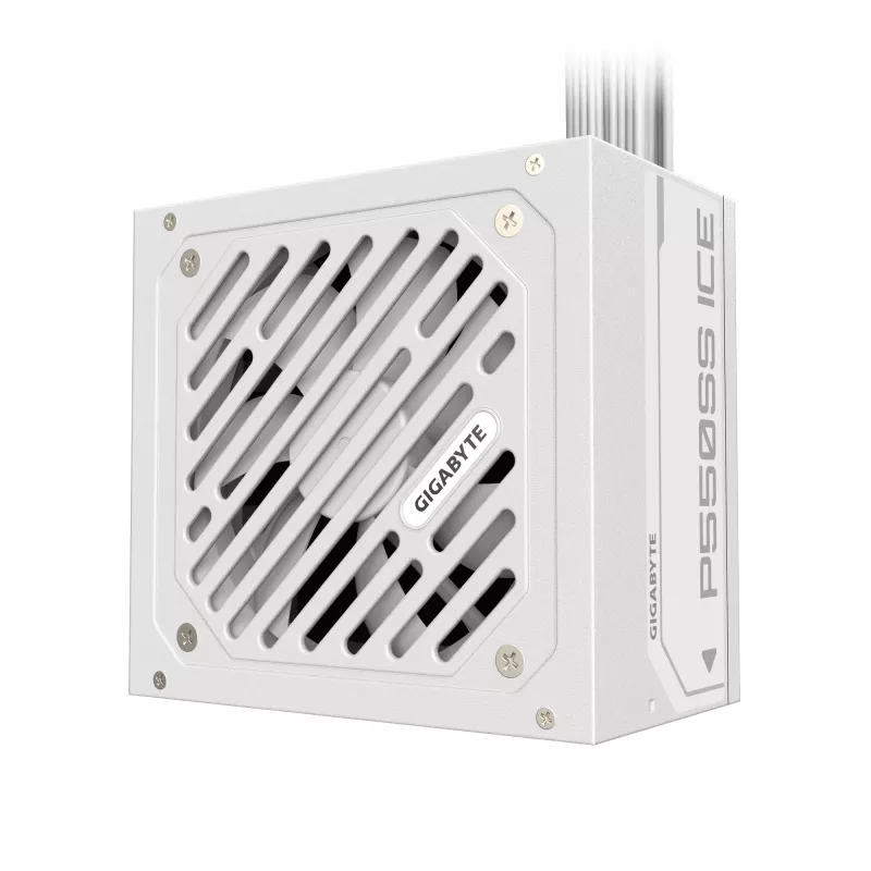 GIGABYTE P550SS ICE alimentatore - PCIe 5.0, 80 PLUS Silver, ventola 120mm, compatibile ATX 3.0, spina EU