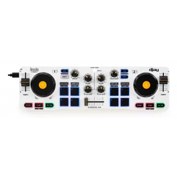Hercules 4780921 controller DJ 2 canali nero, bianco, giallo