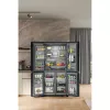Frigorifero side-by-side Whirlpool WQ9I FO2BX EF a libera installazione 592 L nero