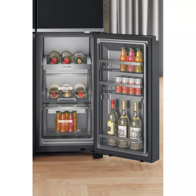 Frigorifero side-by-side Whirlpool WQ9I FO2BX EF a libera installazione 592 L nero