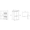Frigorifero side-by-side Whirlpool WQ9I FO2BX EF a libera installazione 592 L nero