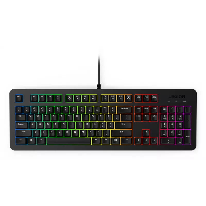 Tastiera e mouse Lenovo GX31N91913 inclusi gaming USB US inglese nero