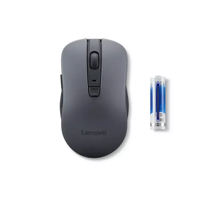 Mouse wireless ambidestro Lenovo WL310 Office – Bluetooth, ottico 1200 DPI, 6 tasti, rotella, grigio, a batteria