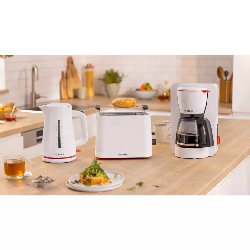 Bosch MyMoment TAT3M121 tostapane compatto, 2 fessure, 950 W, bianco