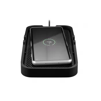 Goobay 60471 caricatore rapido wireless per auto, 15 W, nero
