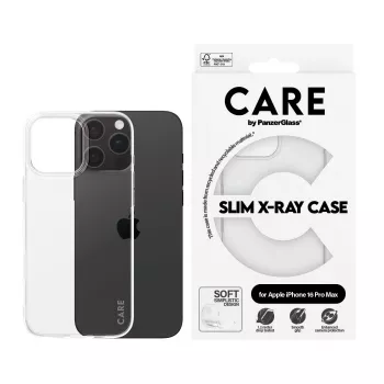 PanzerGlass CARE™ by ® X-Ray custodia iPhone 16 Pro Max, custodia, Apple, Apple - iPhone 16 Pro Max, trasparente