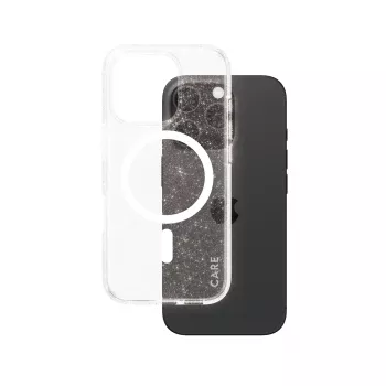 PanzerGlass CARE™ by ® Urban Combat Case Star Lit con MagSafe bianco iPhone 16 Pro