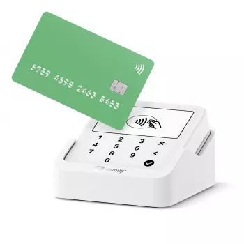 SumUp Solo Lite & Charging Station lettore di carte intelligente batteria ricaricabile bianco