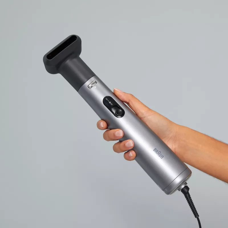 Spazzola ad aria calda BRAUN AS 4.3 nero argento — 1000 W, cavo 2,2 m