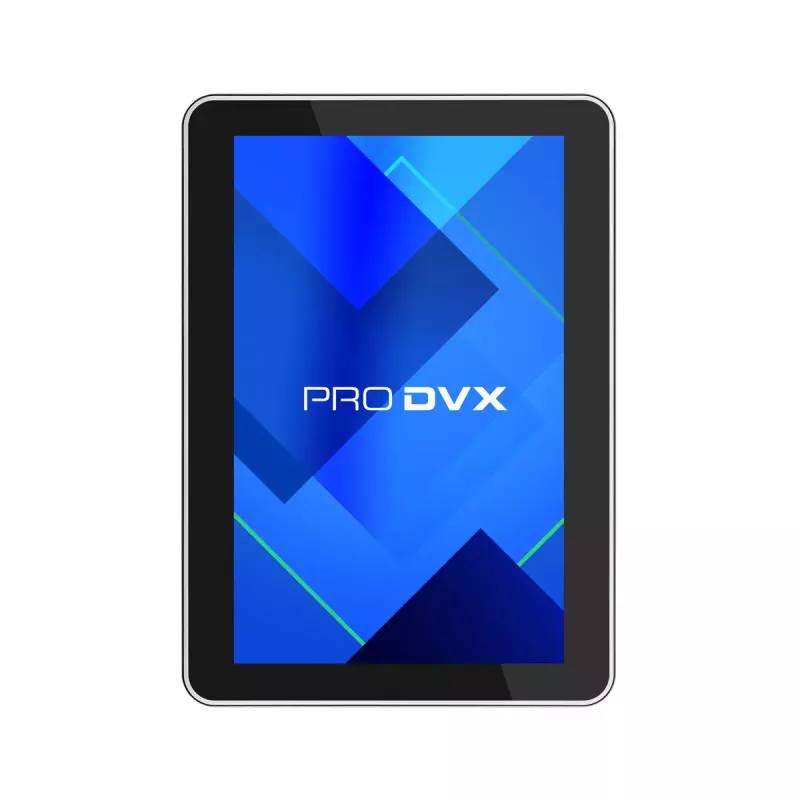 ProDVX IPPC-10SLB Panel PC, touchscreen da 10,1 pollici, 1280 x 800, 500 cd/m², Windows 10 IoT LTSC, VESA 75x75, nero