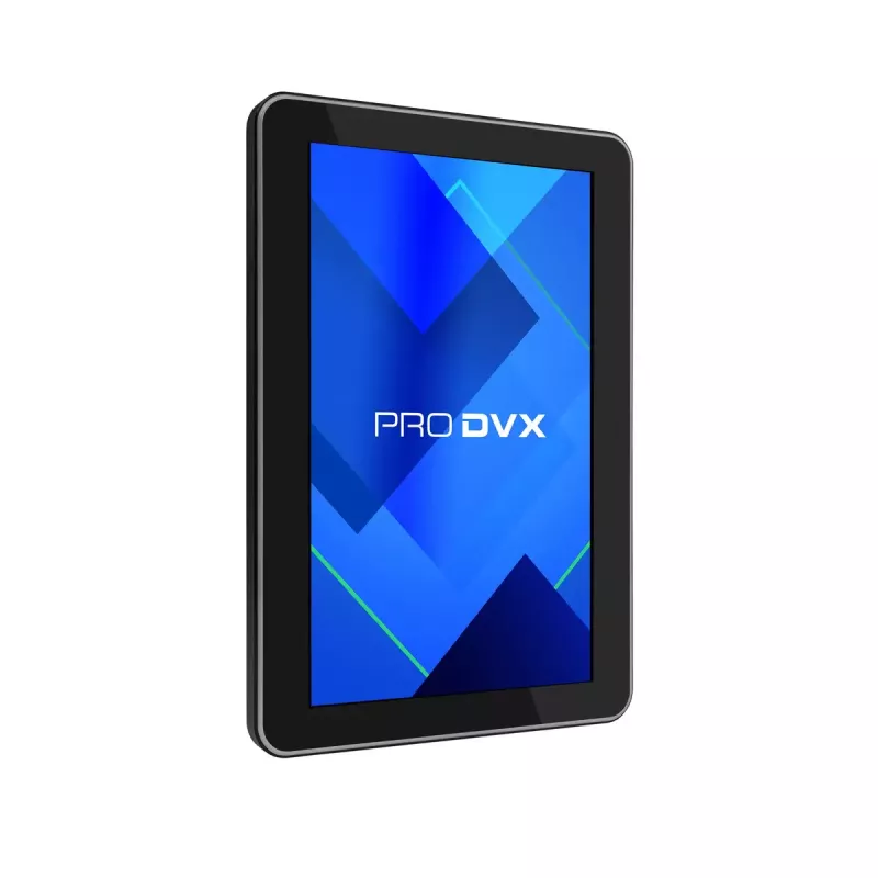 ProDVX IPPC-10SLB Panel PC, touchscreen da 10,1 pollici, 1280 x 800, 500 cd/m², Windows 10 IoT LTSC, VESA 75x75, nero