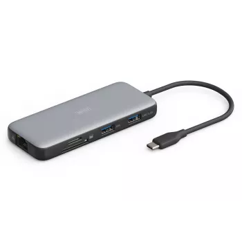 Docking station USB-C DIGITUS, 7 porte - HDMI / 2x USB-A 3.2 Gen 2 / GbE / SD / MicroSD - 100W USB Power Delivery