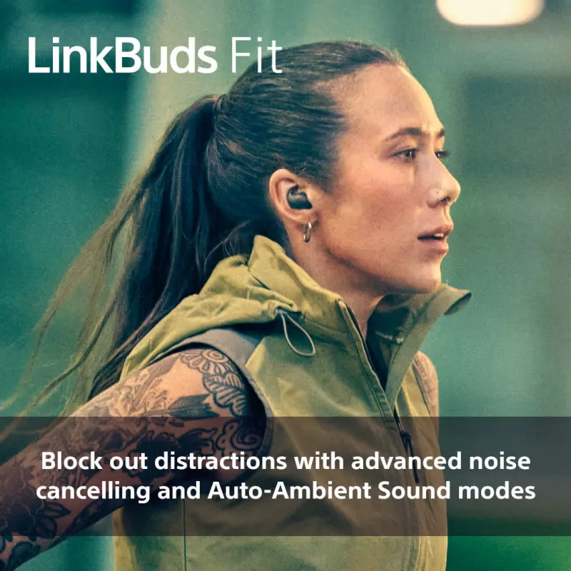 Cuffie wireless In-Ear Sony LinkBuds Fit WFLS910NB — Bluetooth, 20–20000 Hz, portata 10 m, 75 g, nero