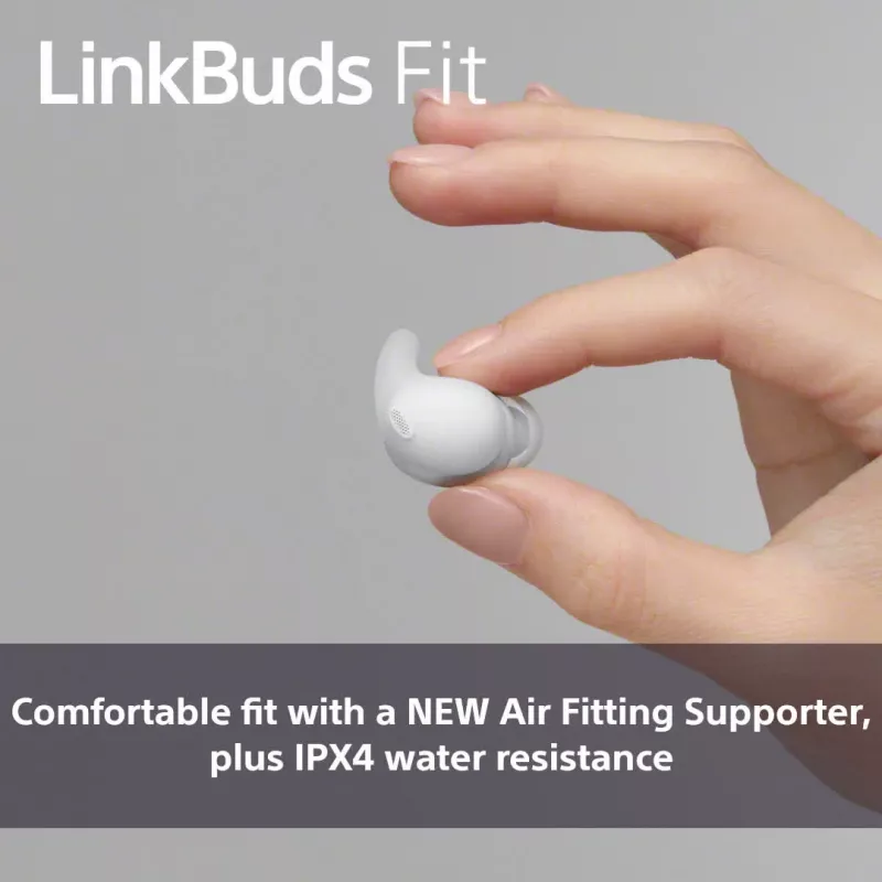 Cuffie wireless In-Ear Sony LinkBuds Fit WFLS910NB — Bluetooth, 20–20000 Hz, portata 10 m, 75 g, nero