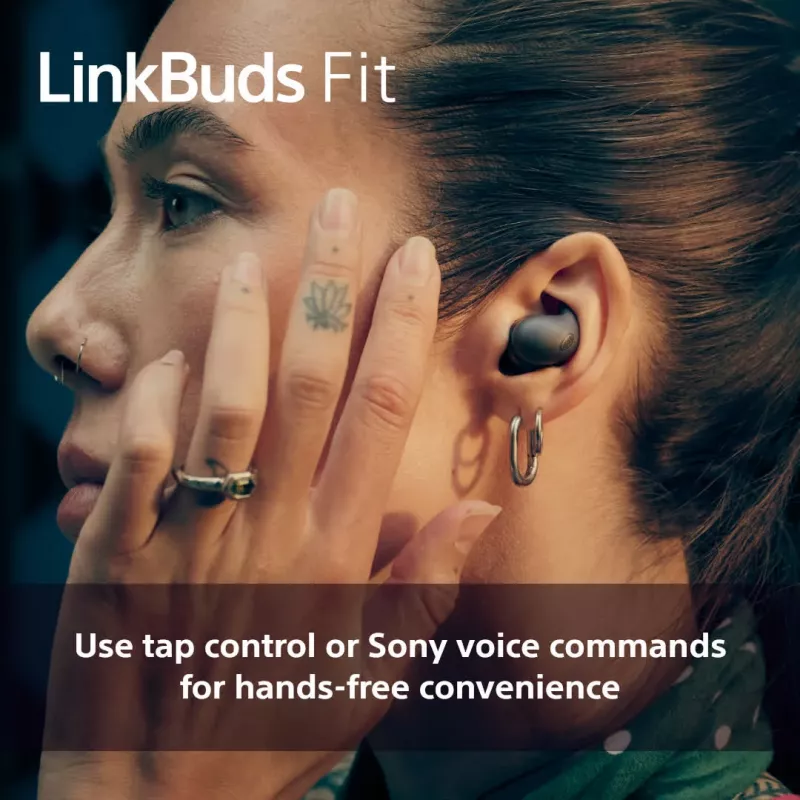 Cuffie wireless In-Ear Sony LinkBuds Fit WFLS910NB — Bluetooth, 20–20000 Hz, portata 10 m, 75 g, nero