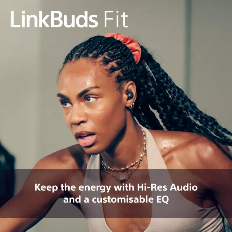 Cuffie wireless In-Ear Sony LinkBuds Fit WFLS910NB — Bluetooth, 20–20000 Hz, portata 10 m, 75 g, nero