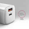 Caricabatterie per dispositivi mobili Axagon ACU-PQ20W universale bianco