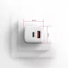 Caricabatterie per dispositivi mobili Axagon ACU-PQ20W universale bianco