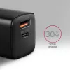 Axagon ACU-PQ30 PD3.0 & QC4+ 2 uscite caricabatterie da parete 30W