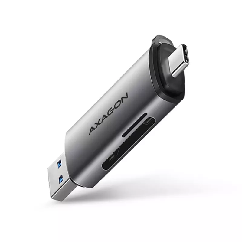 Lettore di schede Axagon CRE-SAC SuperSpeed USB-C+USB-A 5 Gbit/s