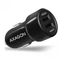 Axagon PWC-5V5 SMART caricabatterie auto 24W, 2x porta USB-A, 5V/2,4A + 5V/2,4A