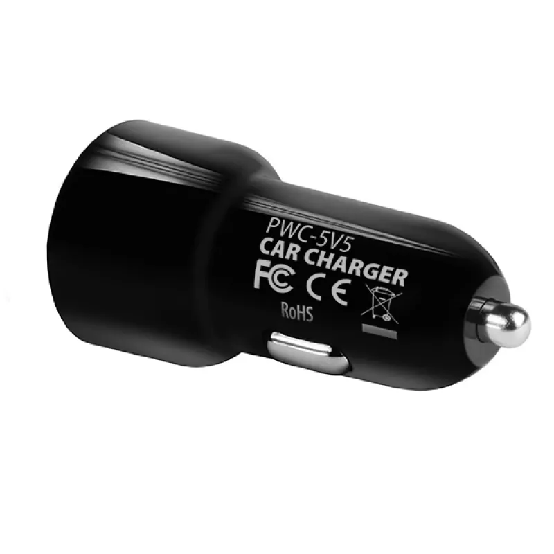Axagon PWC-5V5 SMART caricabatterie auto 24W, 2x porta USB-A, 5V/2,4A + 5V/2,4A