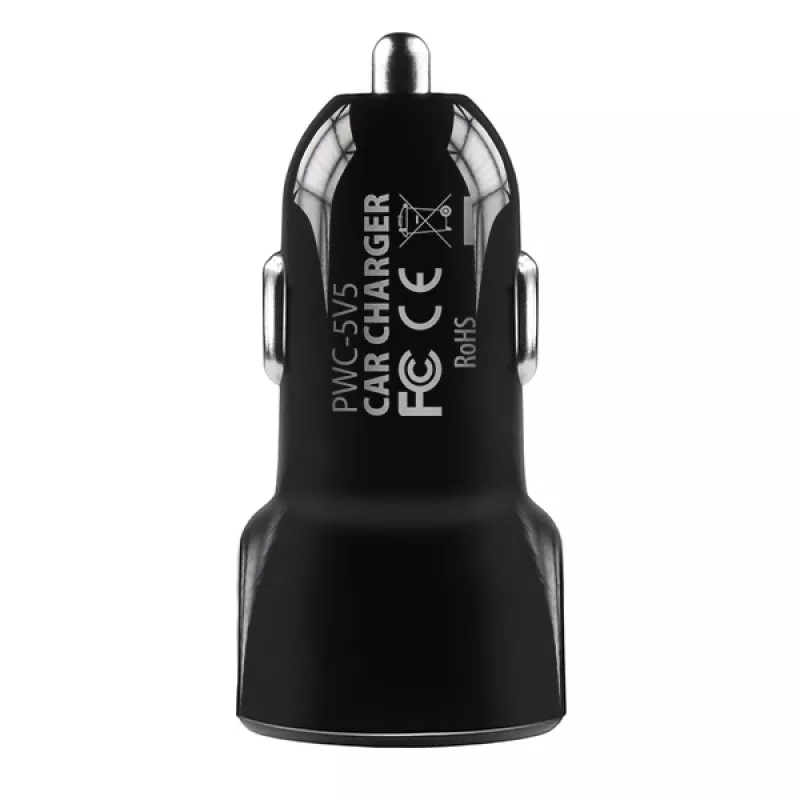 Axagon PWC-5V5 SMART caricabatterie auto 24W, 2x porta USB-A, 5V/2,4A + 5V/2,4A