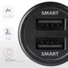 Axagon PWC-5V5 SMART caricabatterie auto 24W, 2x porta USB-A, 5V/2,4A + 5V/2,4A