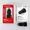 Axagon PWC-5V5 SMART caricabatterie auto 24W, 2x porta USB-A, 5V/2,4A + 5V/2,4A