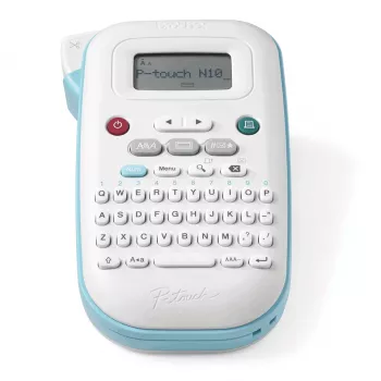 Etichettatrice Brother PT-N10 trasferimento termico — larghezza max. 12 mm, velocità di stampa 9 mm/s, LCD, a batteria