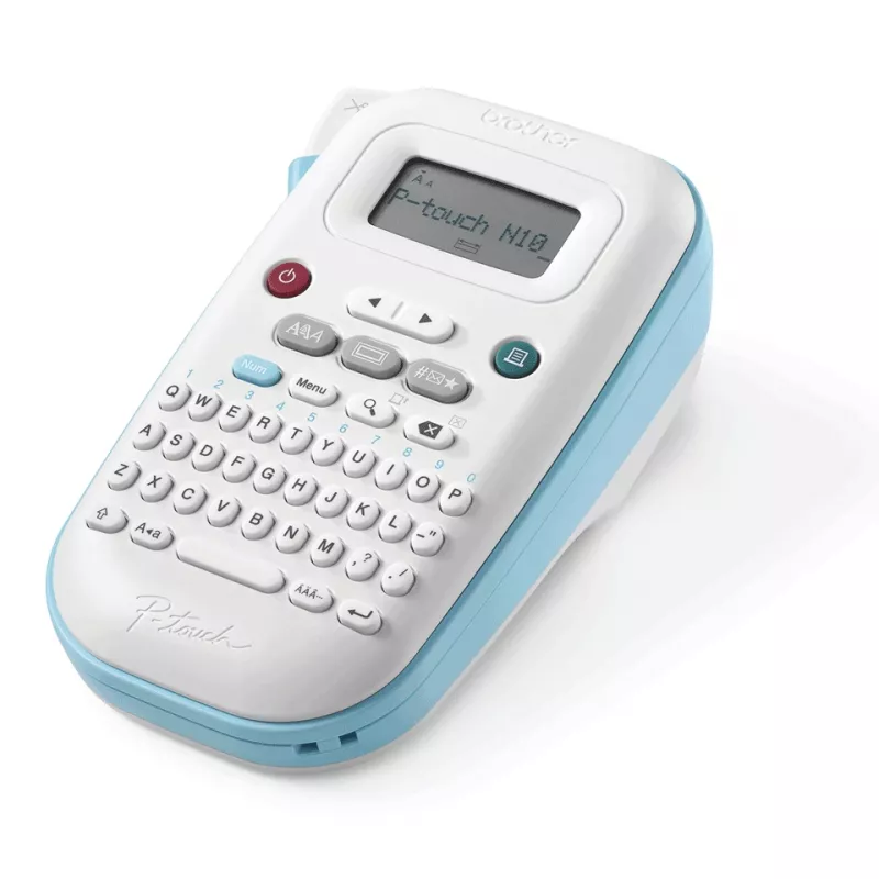 Etichettatrice Brother PT-N10 trasferimento termico — larghezza max. 12 mm, velocità di stampa 9 mm/s, LCD, a batteria
